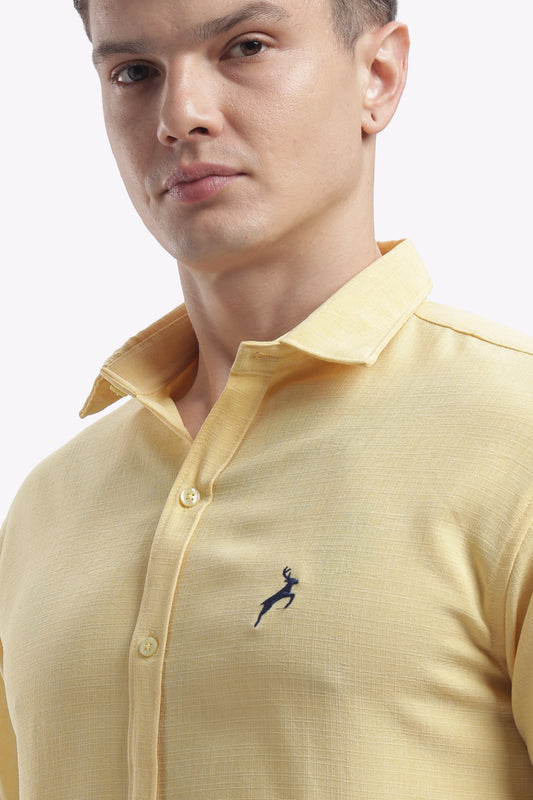 Sun Yellow | Linen Blend | Full Sleeve