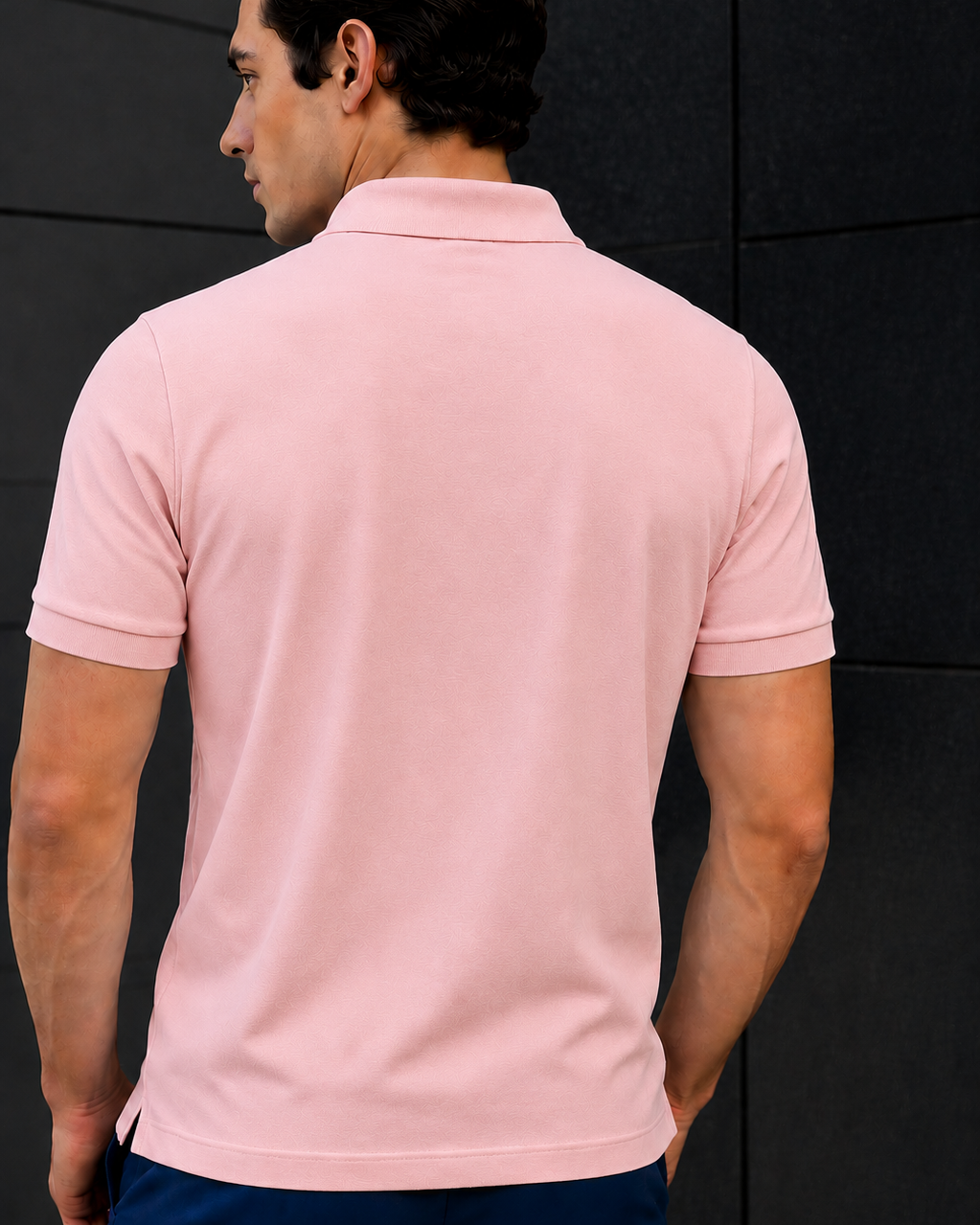 Soft Pink Executive Cotton Polo
