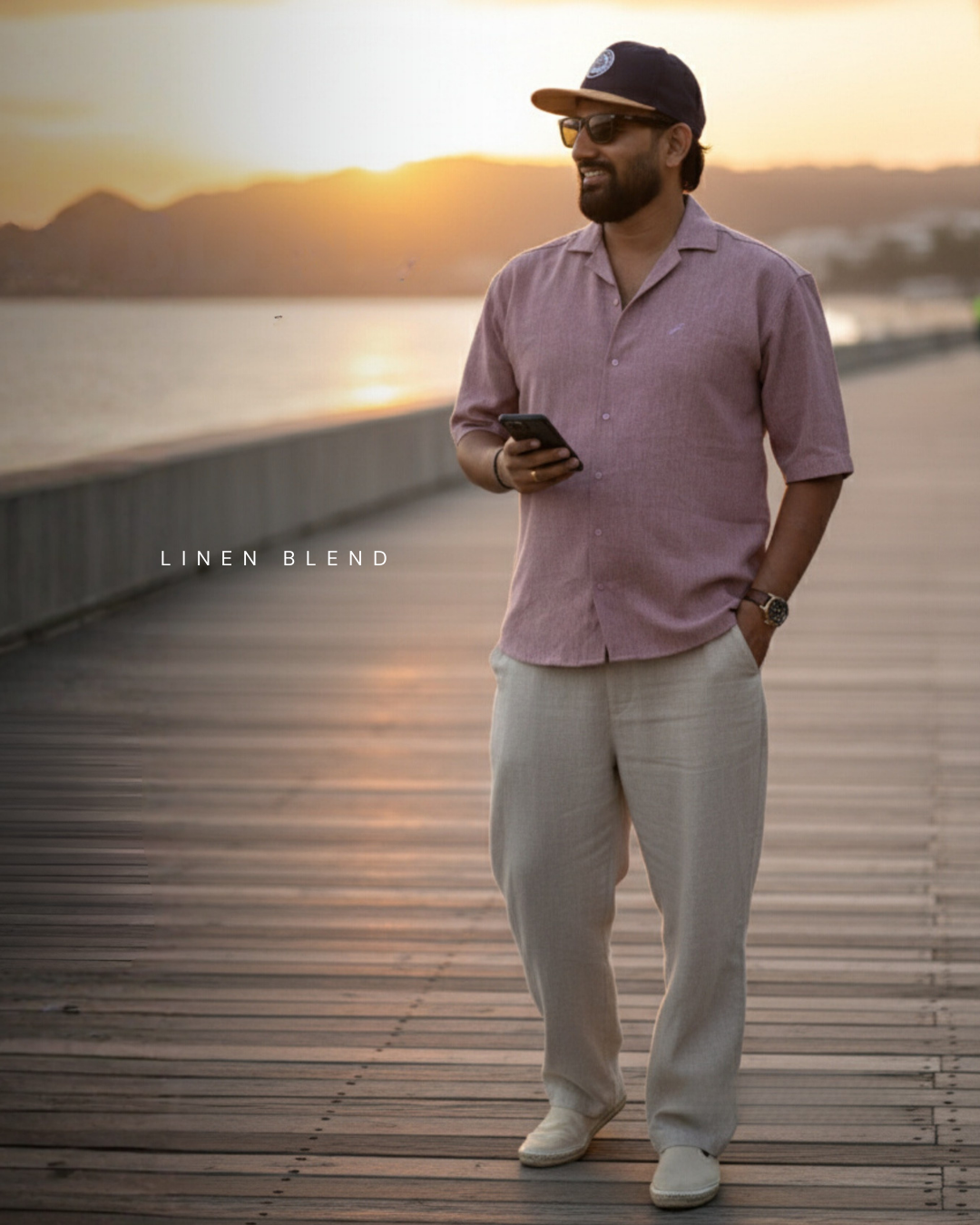 Linen Blend - Oversized Shirts