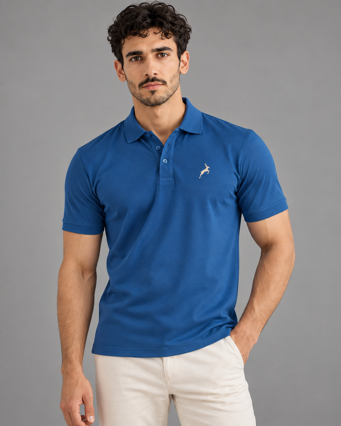 Petrol Blue | SANMAL Wrinkle-Free Performance Polo
