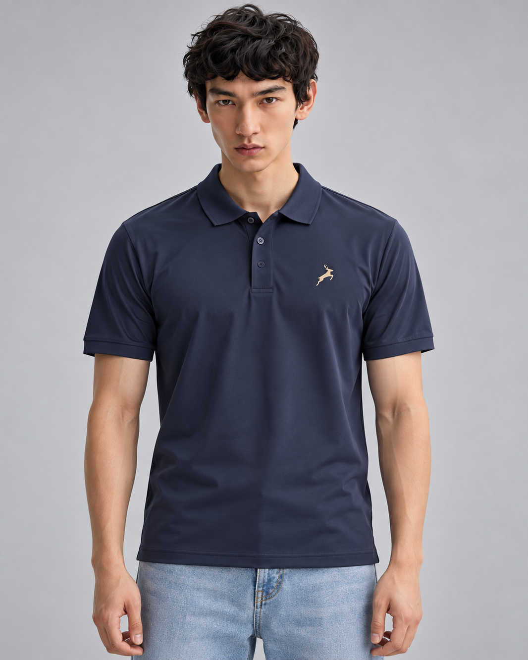 Midnight Navy | SANMAL Wrinkle-Free Performance Polo