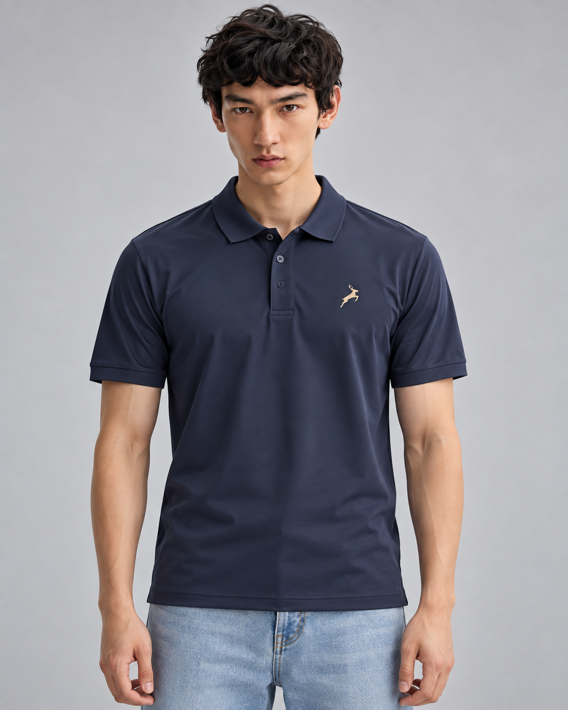 Midnight Navy | SANMAL Wrinkle-Free Performance Polo