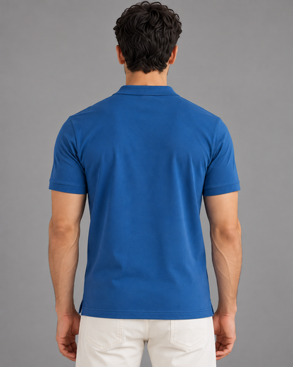 Petrol Blue | SANMAL Wrinkle-Free Performance Polo