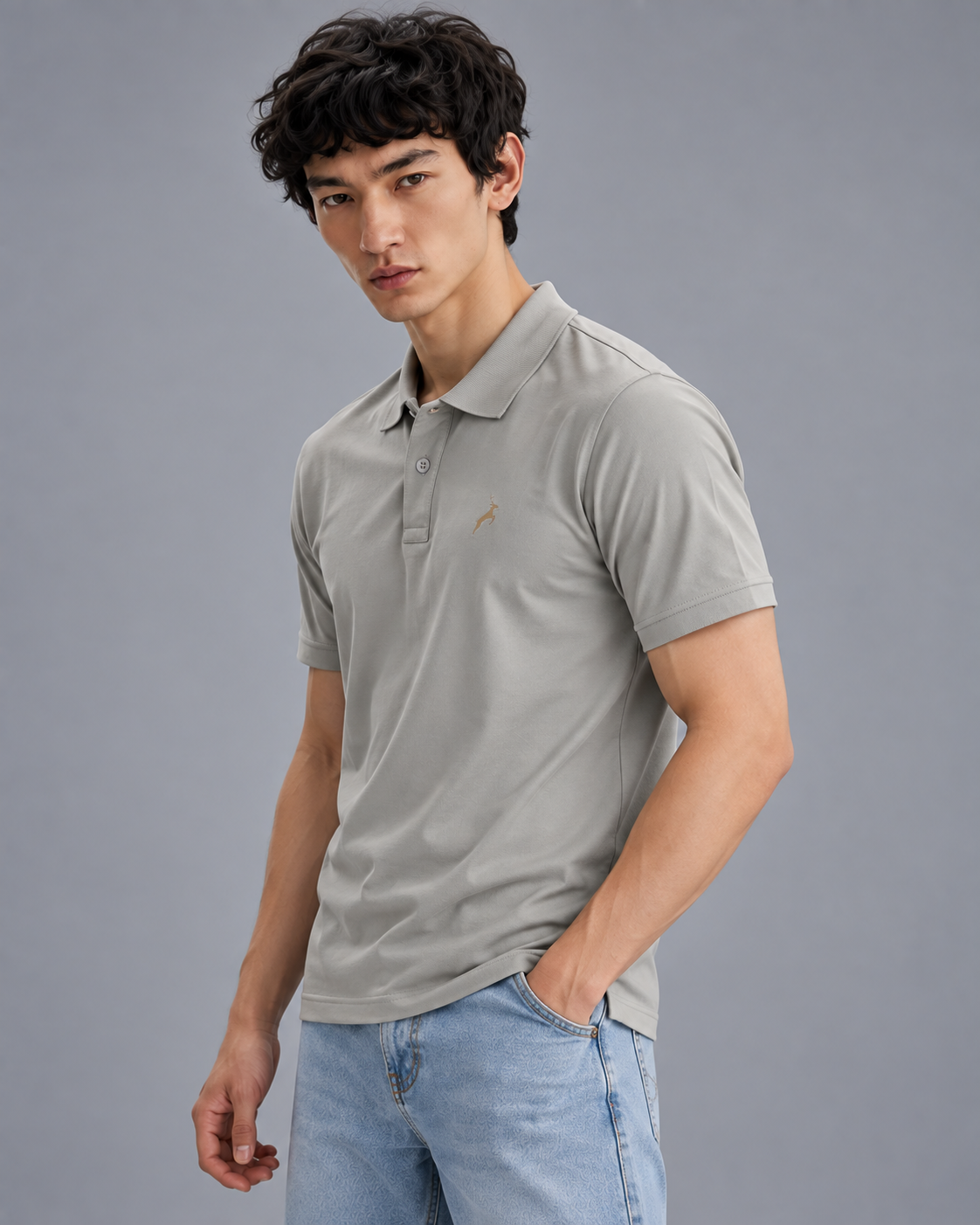 Dune Grey | SANMAL Wrinkle-Free Performance Polo