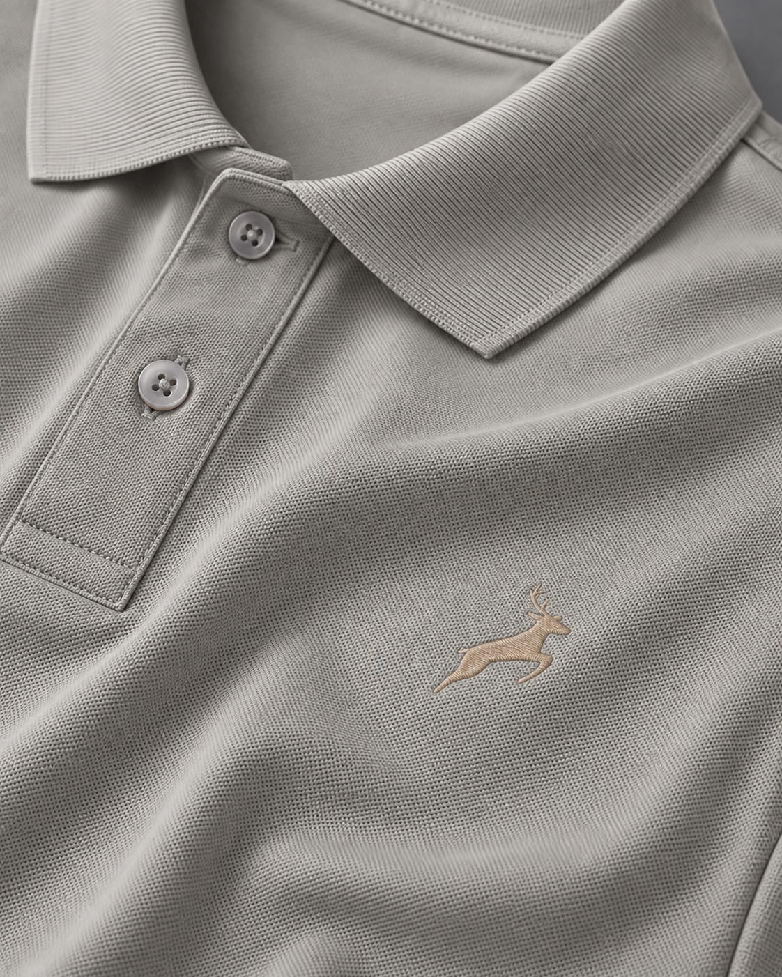 Dune Grey | SANMAL Wrinkle-Free Performance Polo