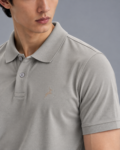 Dune Grey | SANMAL Wrinkle-Free Performance Polo