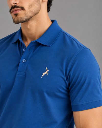Petrol Blue | SANMAL Wrinkle-Free Performance Polo