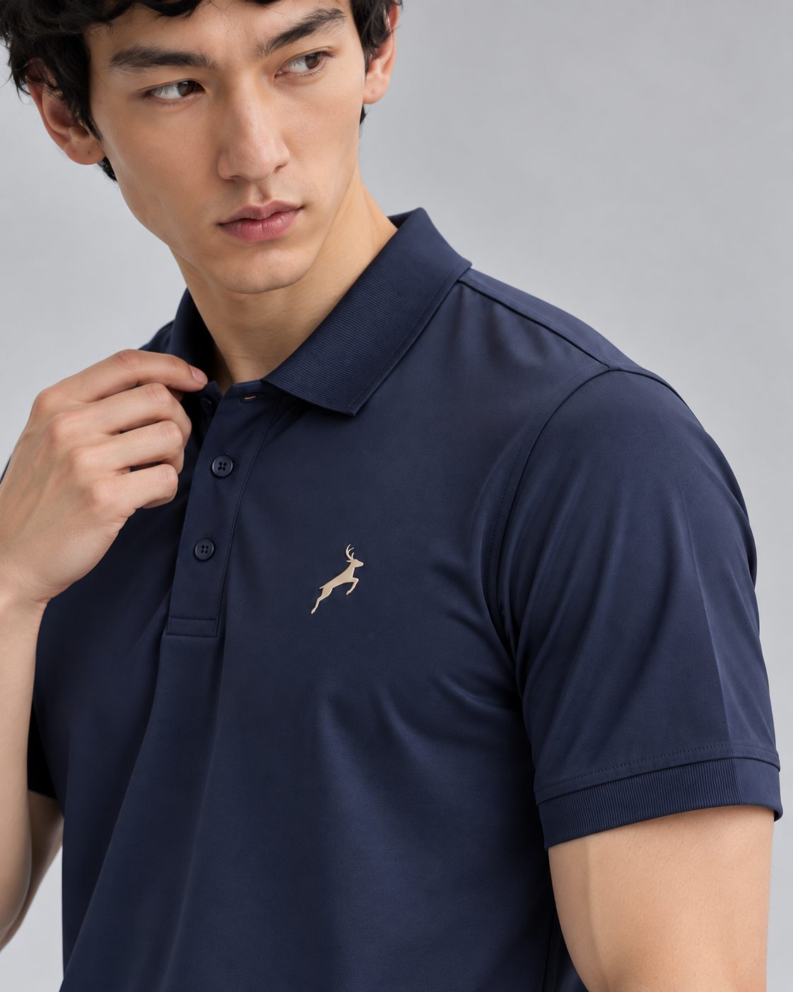 Midnight Navy | SANMAL Wrinkle-Free Performance Polo
