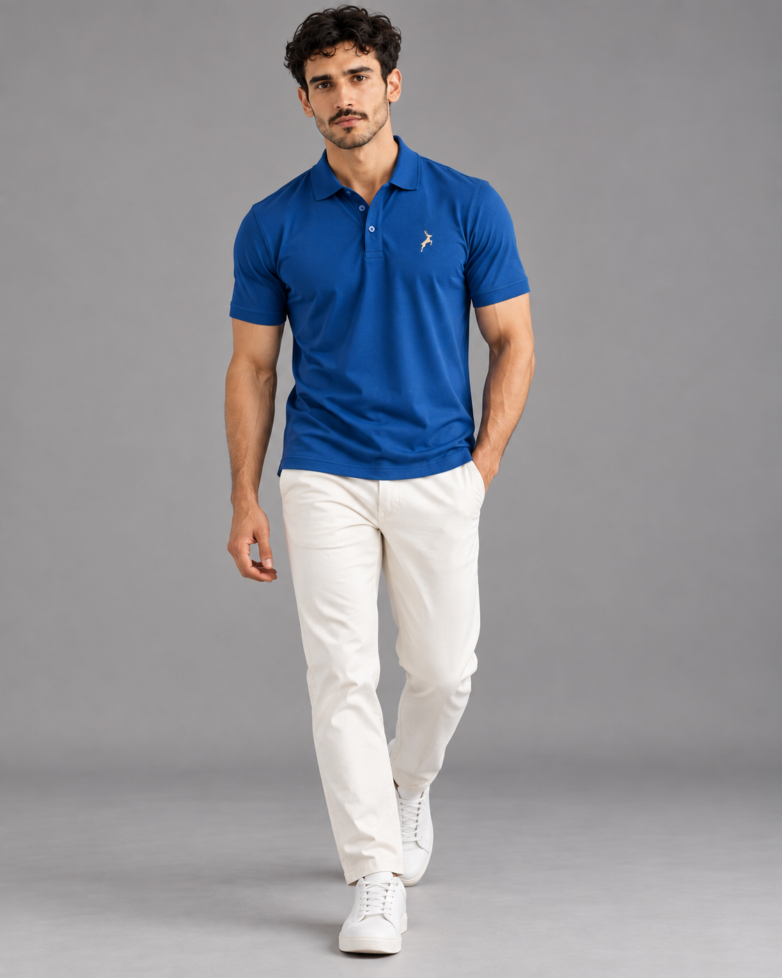 Petrol Blue | SANMAL Wrinkle-Free Performance Polo