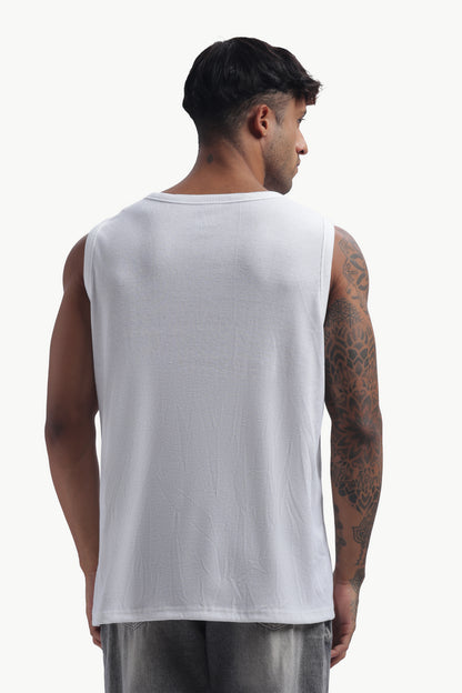 Combo | Regular Fit Ribbed Men’s Tank Tops | Black and White | Athletic Style