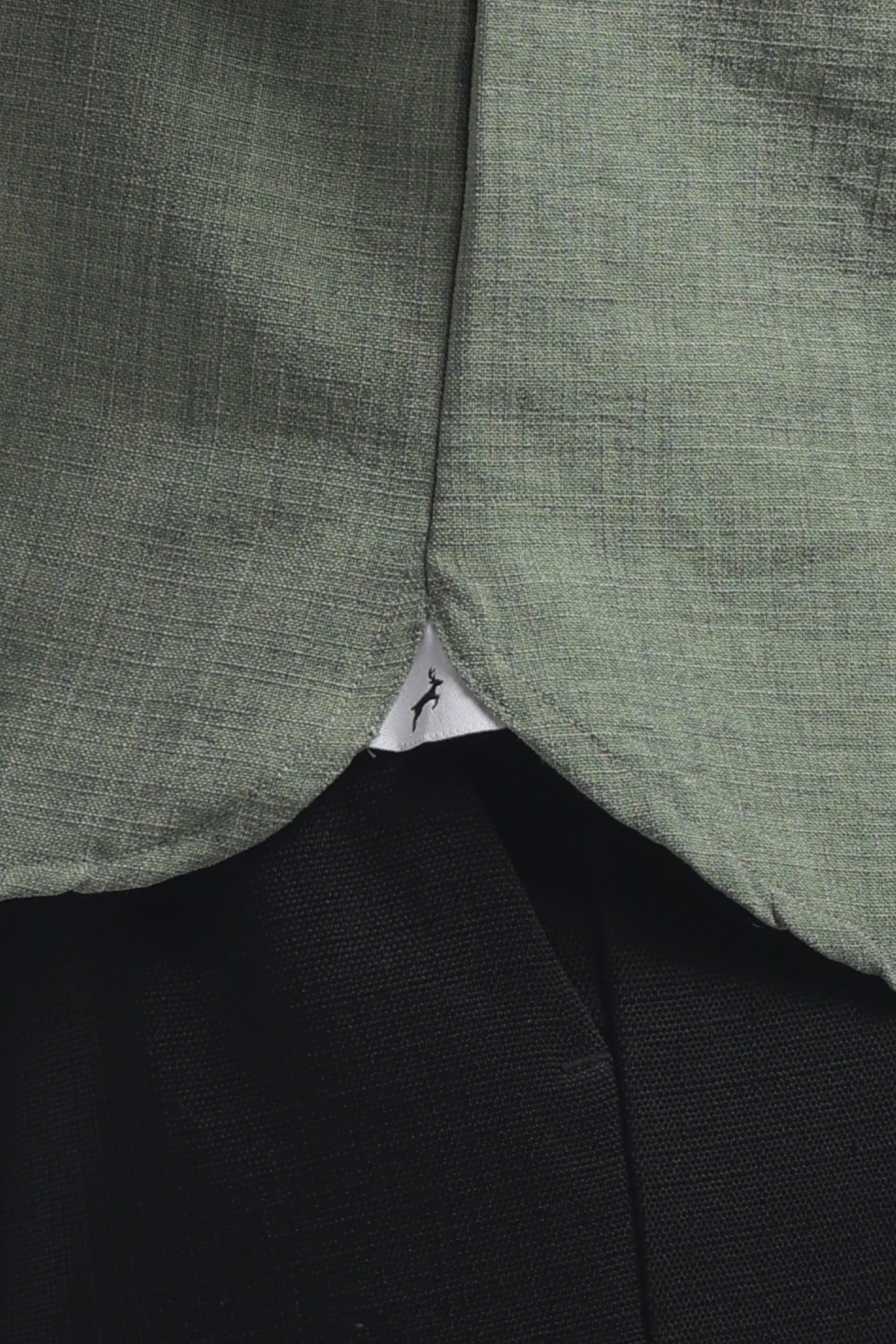 Olive green | Linen Blend | Full Sleeve