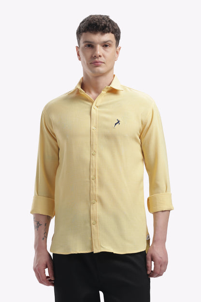Sun Yellow | Linen Blend | Full Sleeve