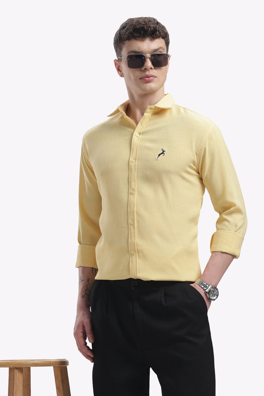 Sun Yellow | Linen Blend | Full Sleeve