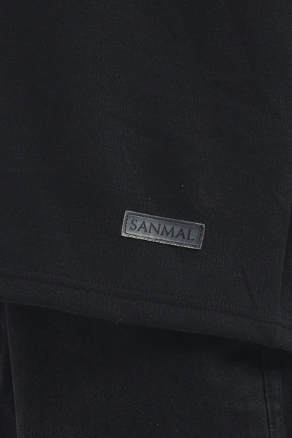 Relaxed Fit Interlock Unisex T-Shirt | Black with HD Butterfly Print