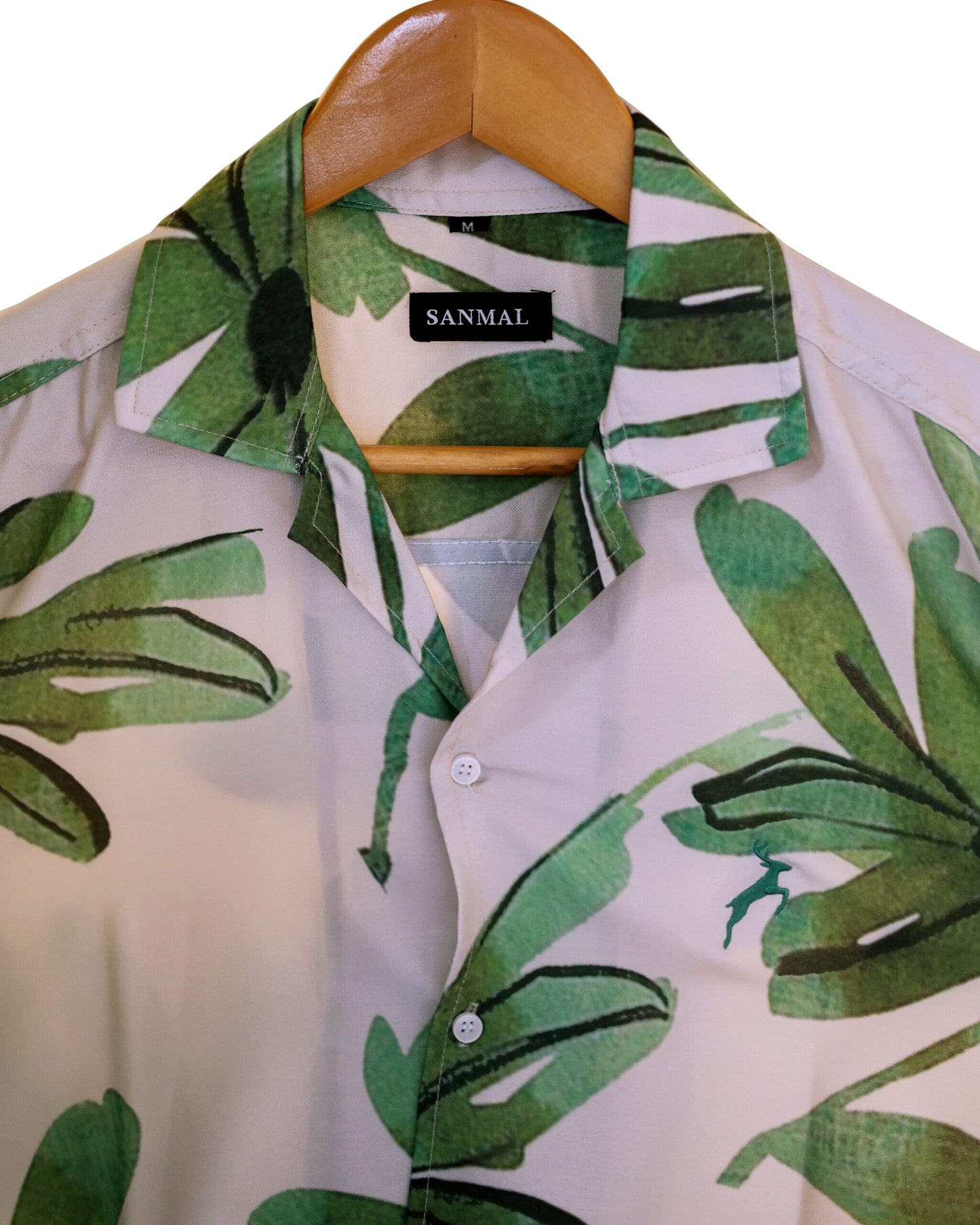 PREMIUM PRINTED RAYON SHIRT | GREEN ESCAPE