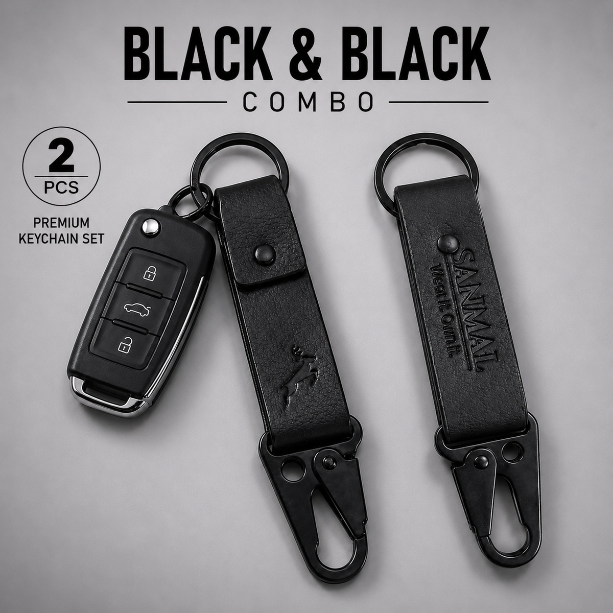 SANMAL UTILITY CLIP | GENUINE LEATHER