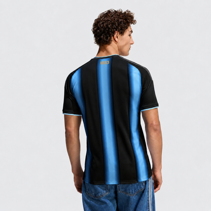 ARGENTINA FC JERSEY | BLACK | CHAMPION EDITION | ADULT HALF SLEEVE