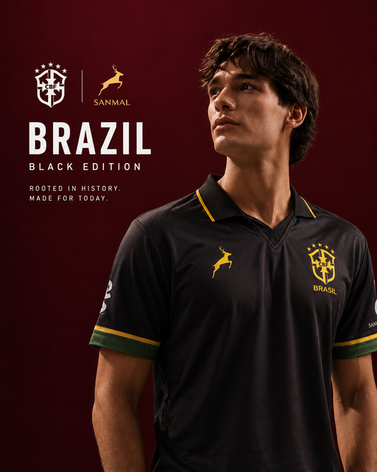 BRAZIL FC JERSEY | BLACK EDITION