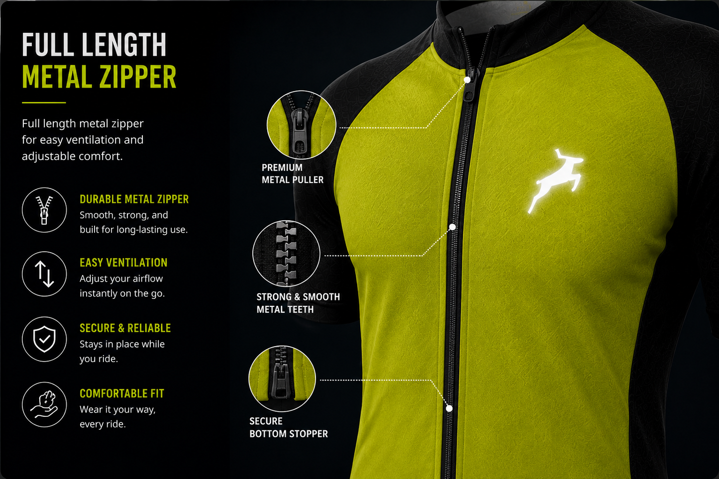 SANMAL Unisex Cycling Jersey