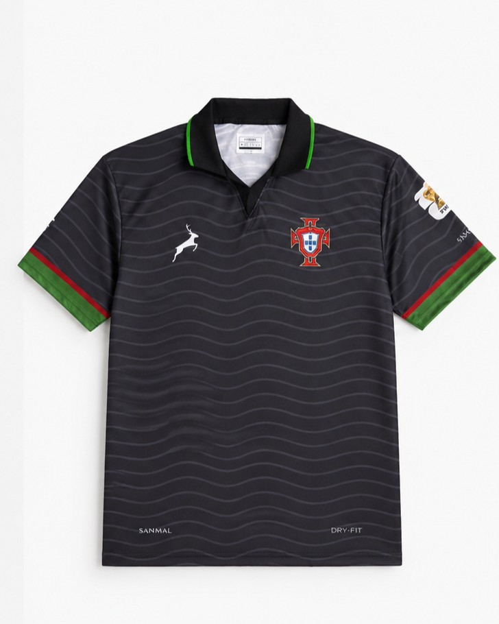 PORTUGAL FC JERSEY | BLACK EDITION