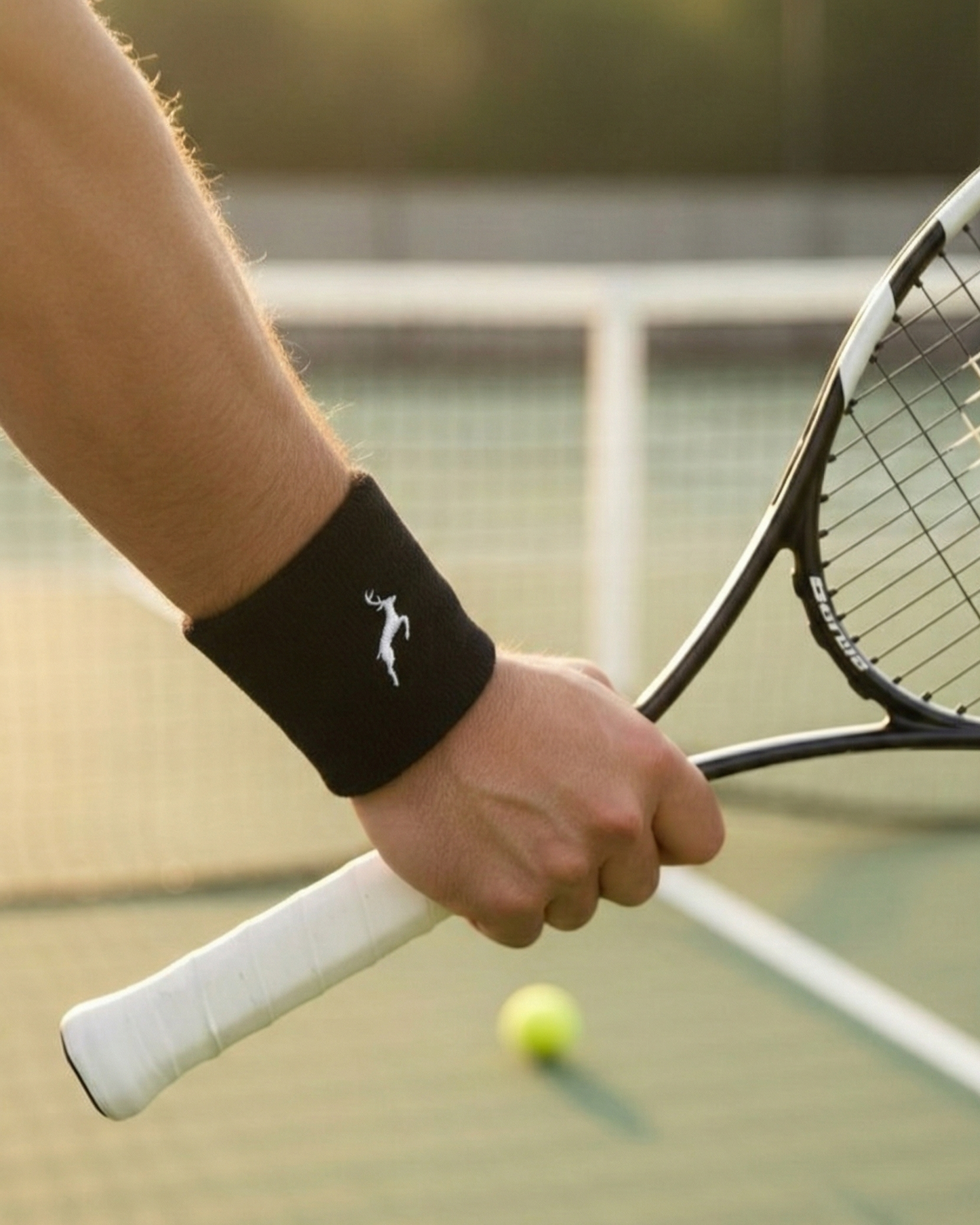 WRISTBAND SWEATBAND with White SANMAL Logo | 100% COTTON