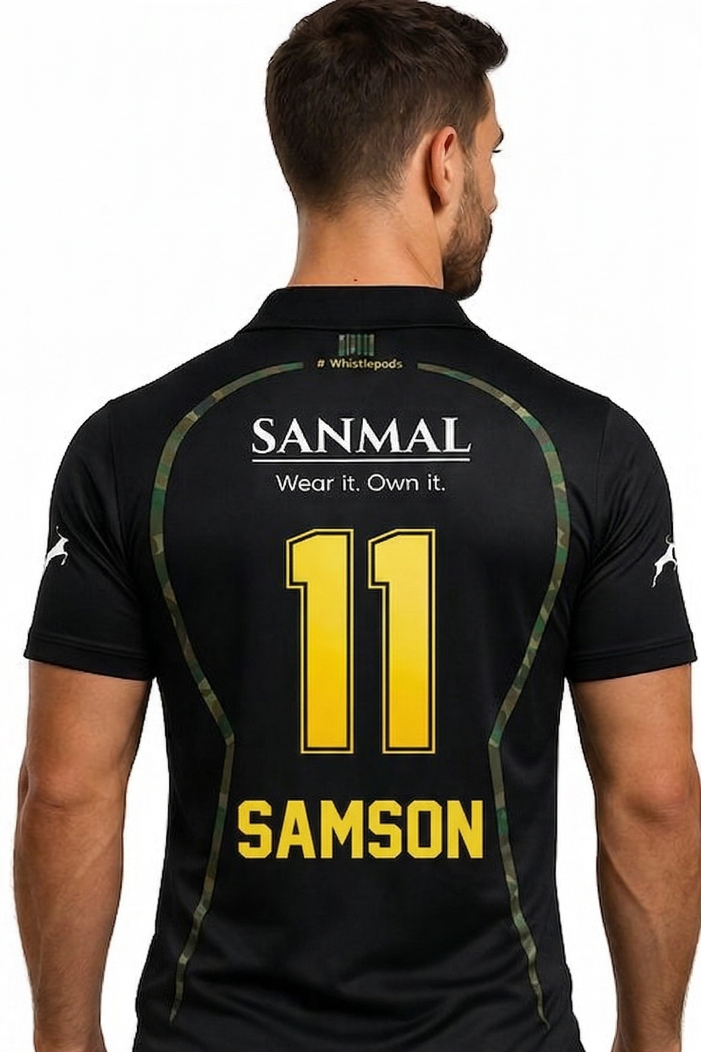 CHENNAI SUPER KINGS JERSEY | NEW EDITION | ADULT HALF SLEEVE | BLACK