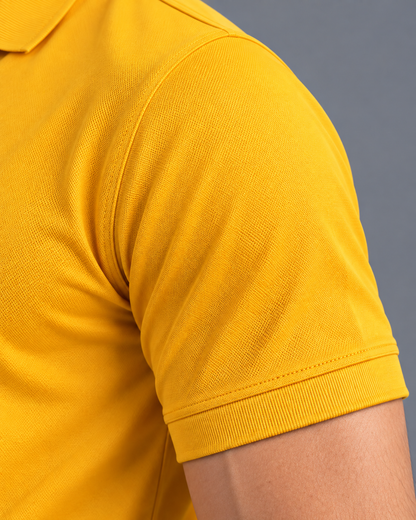 Sunburst Yellow | SANMAL Wrinkle-Free Performance Polo