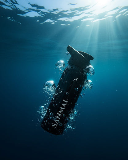 SANMAL 700 ml Plastic Water Bottle (Pack of 1, Black)