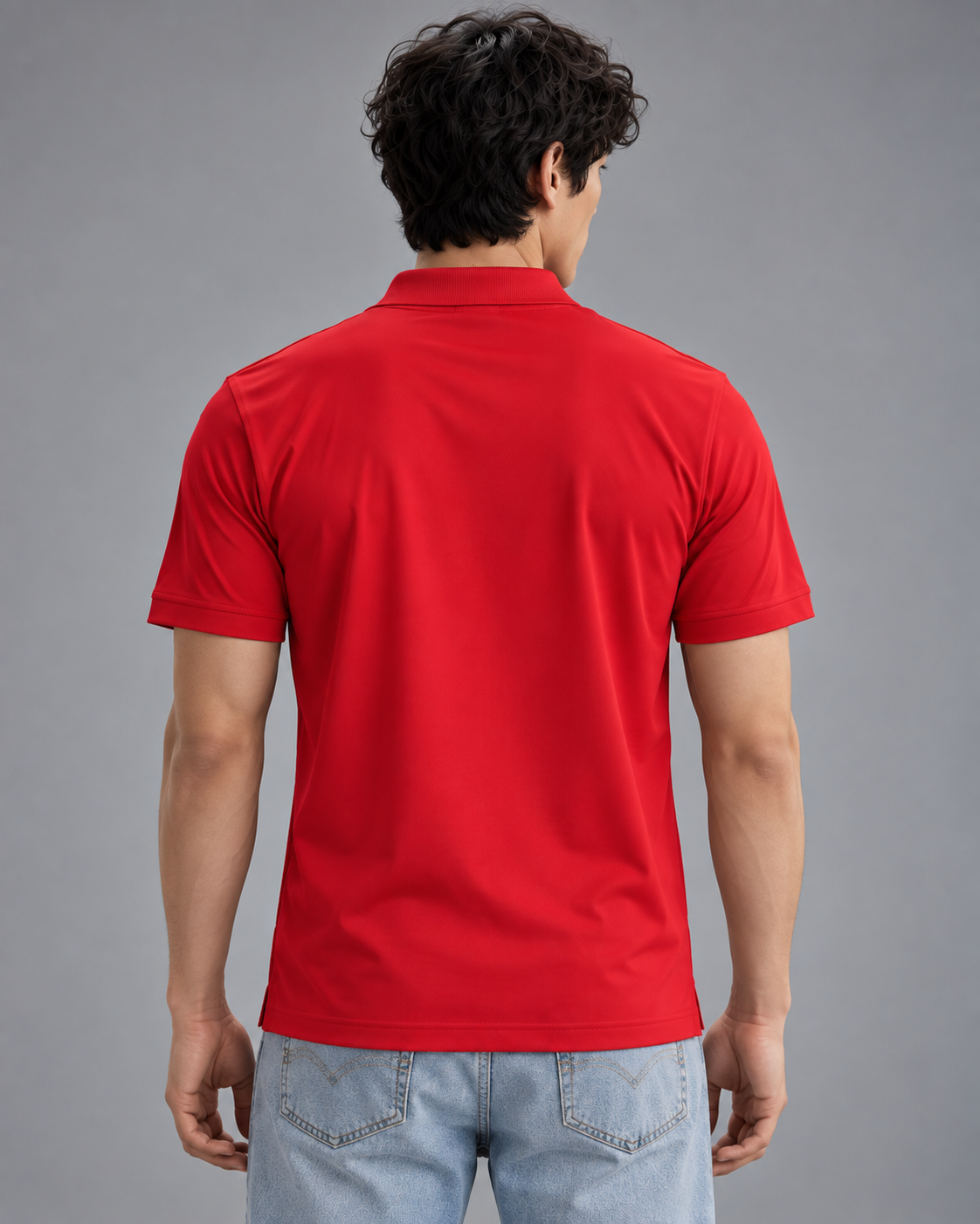 Deep Red | SANMAL Wrinkle-Free Performance Polo