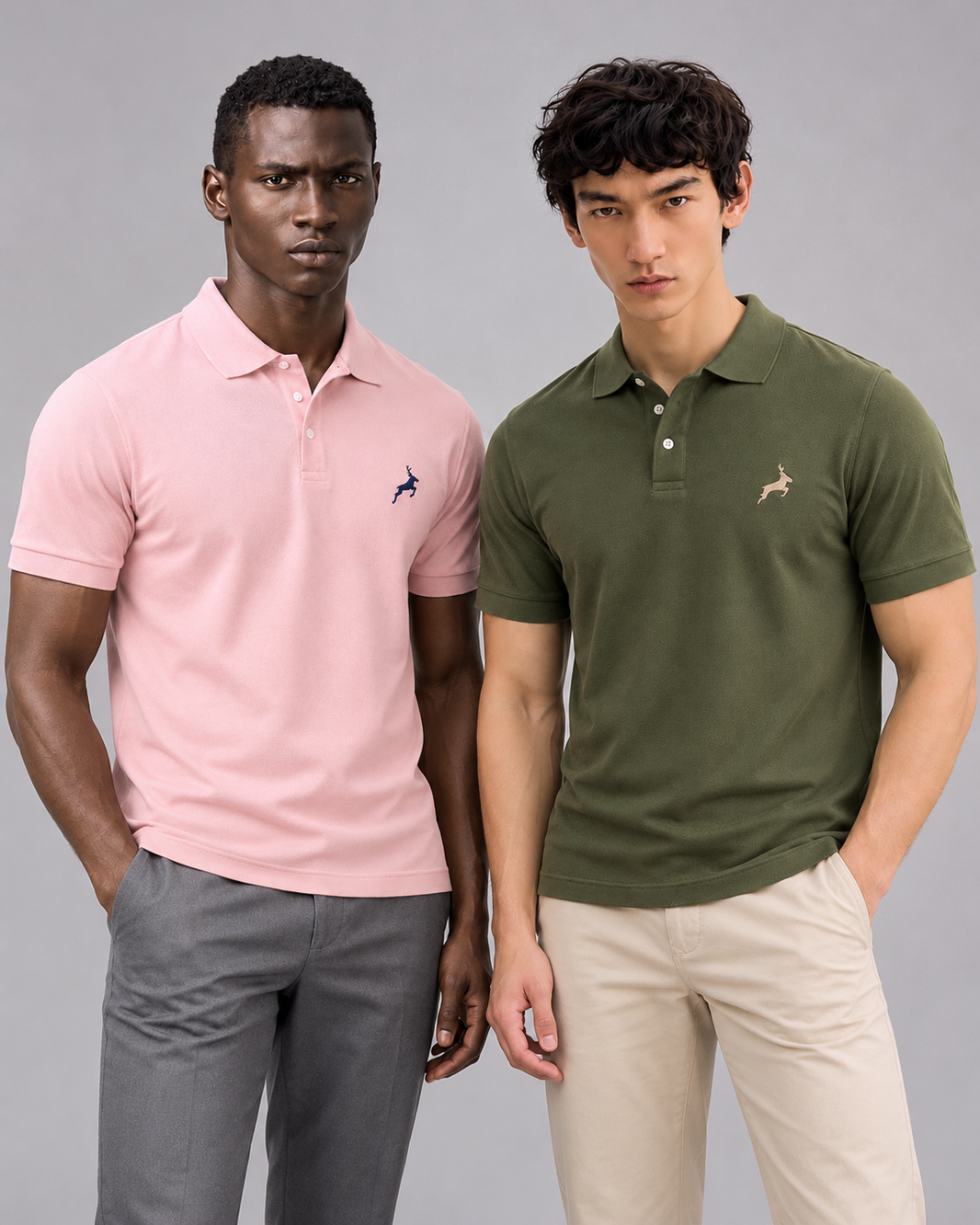 Combo 1 - Pack Of 2 100% Cotton Polo